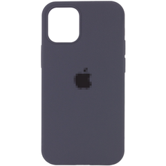 Чехол Silicone Case для iPhone 14 Plus Full (№15 Charcoal Gray)