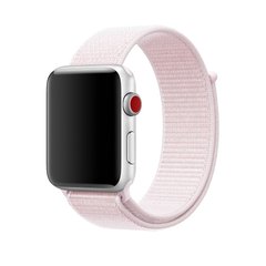 Ремінець на Apple Watch Nylon Loop нейлоновий (42mm, 44mm, 45mm, 49mm Pearl Pink)