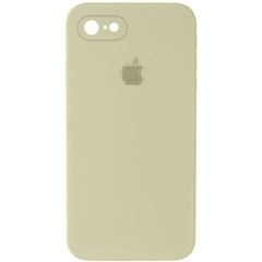 Чохол Silicone Case FULL CAMERA (square side) (на iPhone 7/8/SE2, Antique White)