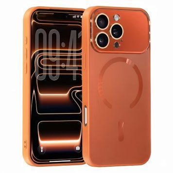 Чехол для iPhone 16 Pro : AG Optic Shield MagSafe &ndash; Orange