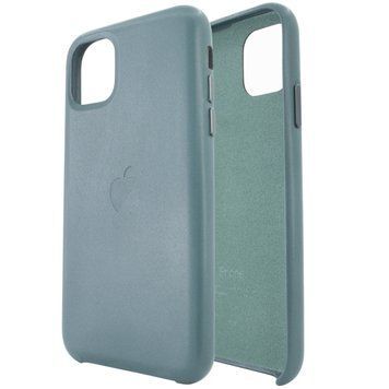 Чехол для iPhone 11 Leather Case PU Fir Green