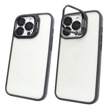 Чохол для iPhone 12 Pro Guard Stand Camera Lens з лінзами та підставкою Black