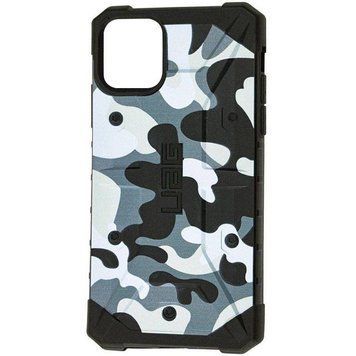 Чехол для iPhone 13 Pro : тактический ударопрочный UAG Pathfinder камуфляжный (White-Gray)