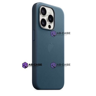Чехол для iPhone 15 Pro Max FineWoven Case with MagSafe Pacific Blue