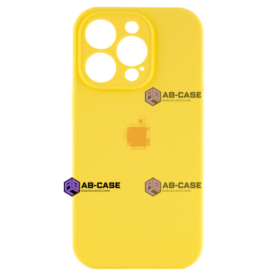 Чохол для iPhone 15 Pro Max : Silicone Case Full Camera &ndash; Yellow (№4)