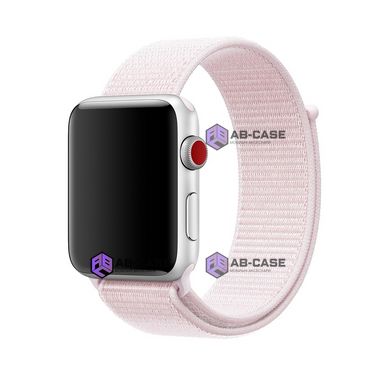Ремешок для Apple Watch Nylon Loop нейлоновый (42mm, 44mm, 45mm, 49mm Pearl Pink)