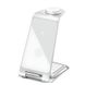 Бездротова зарядка 3 в 1 Smart Pure Metal 15W (iPhone+Apple Watch+AirPods) White 1