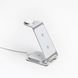 Бездротова зарядка 3 в 1 Smart Pure Metal 15W (iPhone+Apple Watch+AirPods) White 3