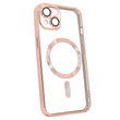 Чохол для iPhone 15 Shining with MagSafe із захисними ліназми на камеру Purple