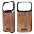 Чехол для iPhone 17 Pro Metal with Wood Magnetic