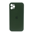Чохол Silicone Case FULL CAMERA (square side) (на iPhone 12 pro) (Virid)