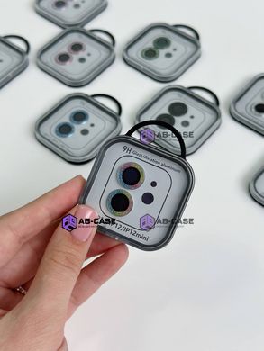 Захисні лінзи на камеру iPhone 11 Metal Diamonds Lens блискучі Rainbow