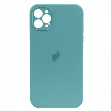 Чехол Silicone Сase для iPhone 13 Pro Max Full Camera Sea Blue