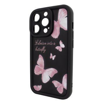 Чехол для iPhone 15 Pro Max &ndash; Pretty Things "Butterflies &ndash; Black"