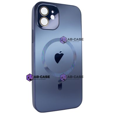 Чехол для iPhone 11 - AG Titanium Case with MagSafe с защитой камеры Blue