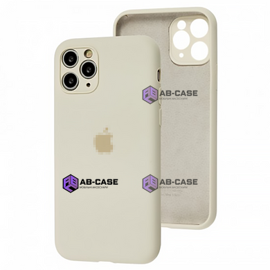 Чехол Silicone Case FULL CAMERA (для iPhone 11 Pro, Antique White)