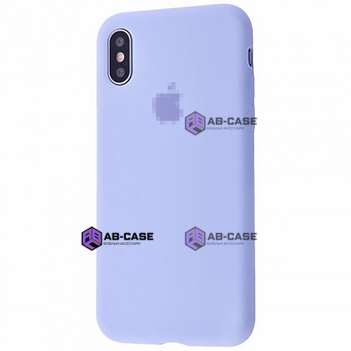 Чехол Silicone Case для iPhone X/Xs FULL (№5 Lilac)