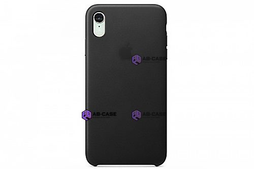 Чехол для iPhone XR Leather Case PU Black