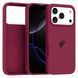 Чехол для iPhone 17 Pro &ndash; Silicone Case Full (№86 Burgundy)