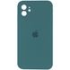 Чехол Silicone Case FULL CAMERA (square side) (для iPhone 11) (Pine Green)