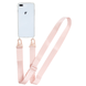 Прозорий чохол для iPhone 7 Plus | 8 Plus з ремінцем Crossbody Pink Sand