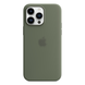 Чехол Silicone Case with Magsafe для iPhone 14 Pro Olive