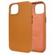 Чохол для iPhone 12 Pro Max Leather Case PU with Magsafe Golden Brown