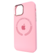 Чехол для iPhone 11 Silicone case with MagSafe Metal Camera Light Pink