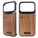 Чехол для iPhone 17 Pro Metal with Wood Magnetic