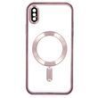 Чохол для iPhone X | XS : Shining with MagSafe із захисними лінзами на камеру - Rose Gold