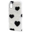 Пушистый чехол &laquo;Fluffy Heart&raquo; для iPhone Xr