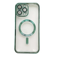 Чохол Shining with MagSafe на iPhone 14 Pro із захисними лінзами на камеру Green