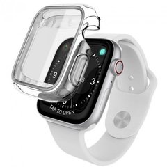 Защитный чехол со стеклом Case for Apple Watch 40mm, прозрачный