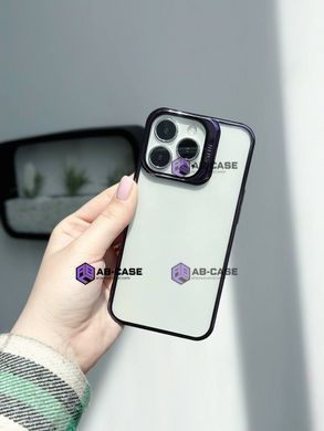 Чехол Stent для iPhone 14 Pro Max прозрачный с подставкой Deep Purple