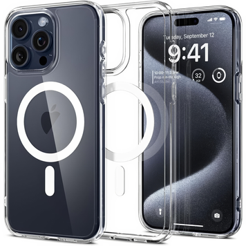 Чохол для iPhone 13 Pro Max : Nofelet Clear Case with MagSafe &ndash; прозорий
