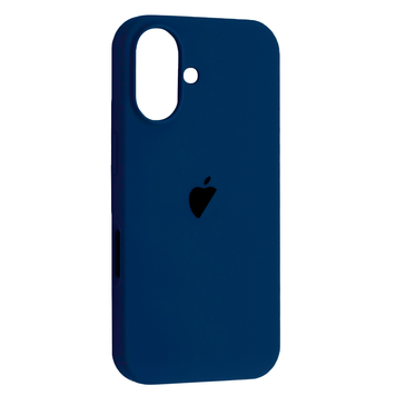 Чехол для iPhone 16 Silicone Case FULL (№69 Deep navy)