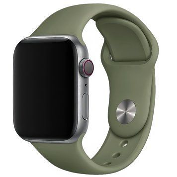 Силиконовый ремешок Silicone Sport Band (42mm, 44mm, 45mm, 46mm, 49mm, Virid Olive, S)