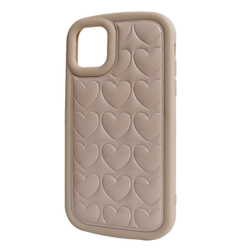 Чехол 3D Love Case для iPhone 11 - Beige