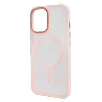Чохол для iPhone 16: Nofelet MATT Case with MagSafe &mdash; Pink Sand