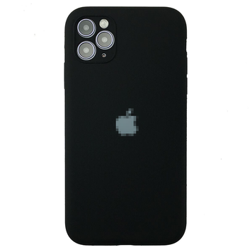 Чехол Silicone Case FULL CAMERA (для iPhone 11 Pro, Black)