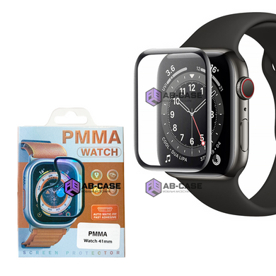 Защитное стекло для Apple Watch (41mm Series 8|7) 3D PMMA