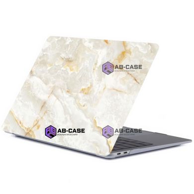 Чохол-накладка для MacBook New Air 13.6 - 2022 (A2681) Print Case - Beige Marble