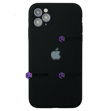 Чохол Silicone Case FULL CAMERA (на iPhone 11 Pro, Black)