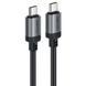 Кабель 60W (Type-C to Type-C) ACEFAST C20-03 aluminum alloy charging data cable &ndash; Black (1.2m) 4