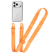 Прозорий чохол для iPhone 17 Pro з ремінцем Clear Crossbody Orange
