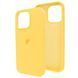 Чохол для iPhone 14 Pro Silicone Case Full №55 Canary Yellow