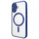 Чехол для iPhone 16 Shining With MagSafe с защитными линзами на камеру - Dark Blue