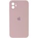 Чехол Silicone Case FULL CAMERA (square side) (для iPhone 11) (Pink Sand)