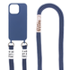 Чохол для iPhone 13 Pro Max Crossbody case with Twine Cobalt Blue