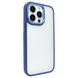 Чохол матовий для iPhone 14 Pro MATT Crystal Guard Case Dark Blue